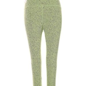 CALIA by Carrie Underwood Lime Patterned Leggings